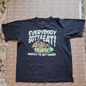 Y2K Black ICEDOUT Graphic T-Shirt